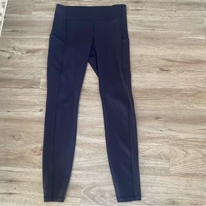 Lululemon Speed Up Tight Full-On Luxtreme Brushed 28" Midnight Navy Sz 8